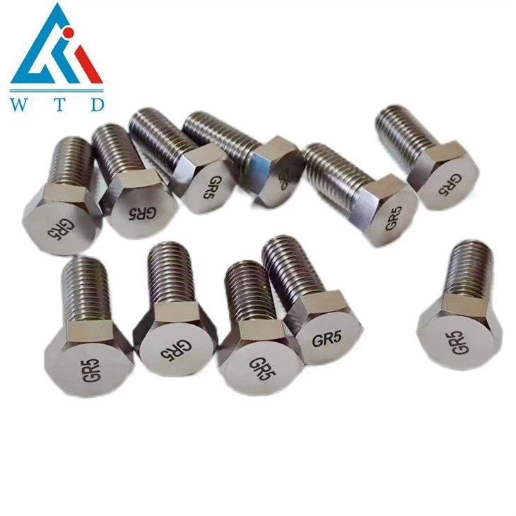 ASME B18.2.1 Titanium hex bolts