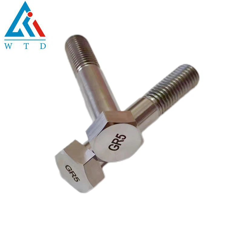 M20 x 110mm titanium hex bolts M20 x 110mm titanium hex bolts